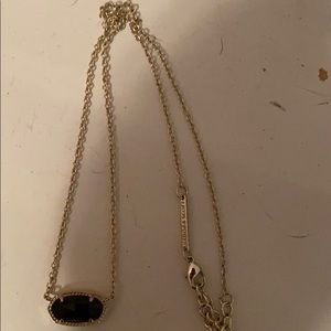 Black Elisa Kendra Scott Necklace!